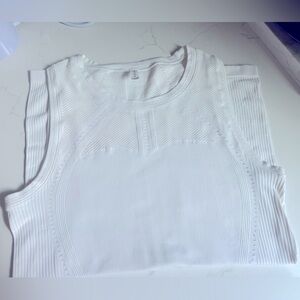 Athleta size M white sports sleeveless tank